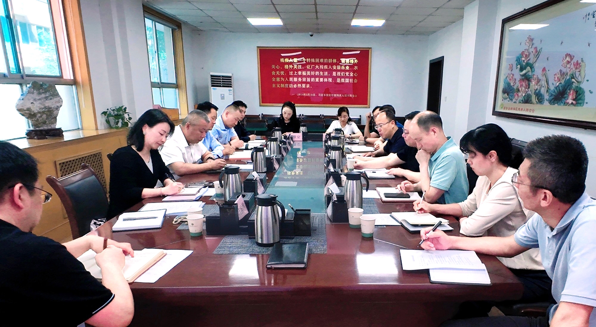 強(qiáng)盛一行赴西安市殘疾人聯(lián)合會開展專題調(diào)研——共商殘疾人康復(fù)養(yǎng)老事業(yè)發(fā)展，探索科技助殘服務(wù)新模式