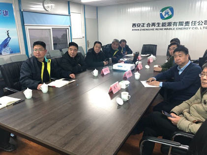 集團(tuán)領(lǐng)導(dǎo)會同航天六院、航天六院十一所（京）調(diào)研灞橋生活垃圾無害化處理項(xiàng)目