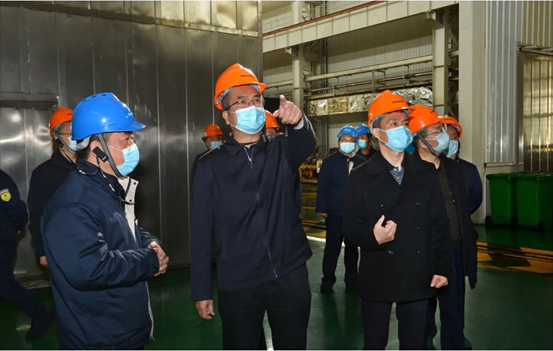 【陜鼓集團】西安市委常委、市委統(tǒng)戰(zhàn)部部長楊廣亭深入陜鼓實地調(diào)研指導疫情防控及復工復產(chǎn)工作